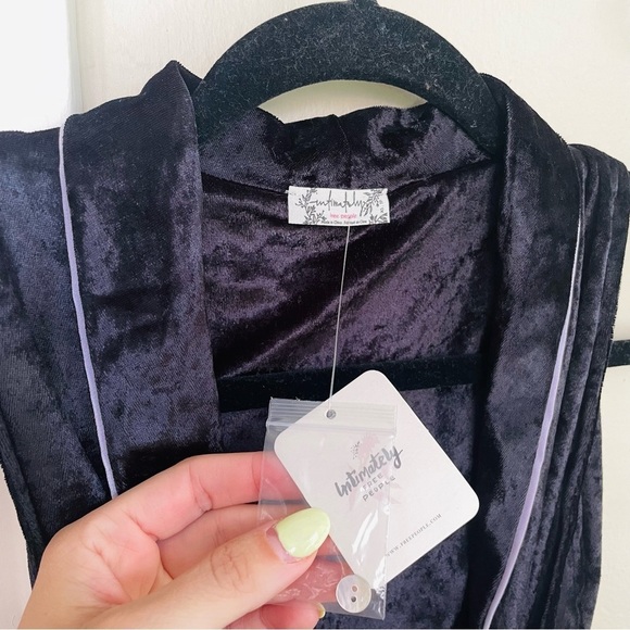 NEW Free People Late Night Velvet Wrap Top - Picture 3 of 8